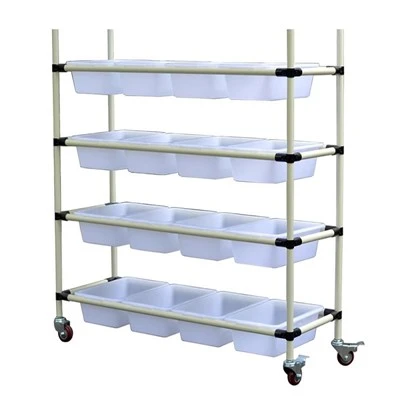 Carrello per tubi magri in alluminio